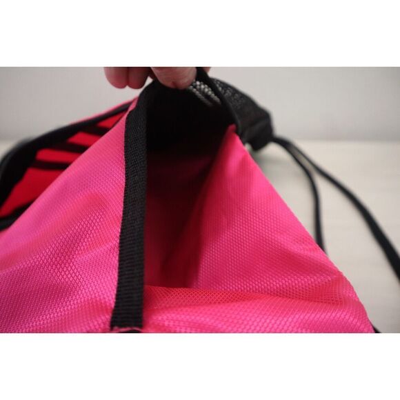 adidas 5141478 Women's O/S Team Shock Pink/Black Alliance II Sackpack Backpack - Picture 5 of 5